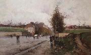 Eugene Galien-Laloue La Porte de Chatillon oil on canvas